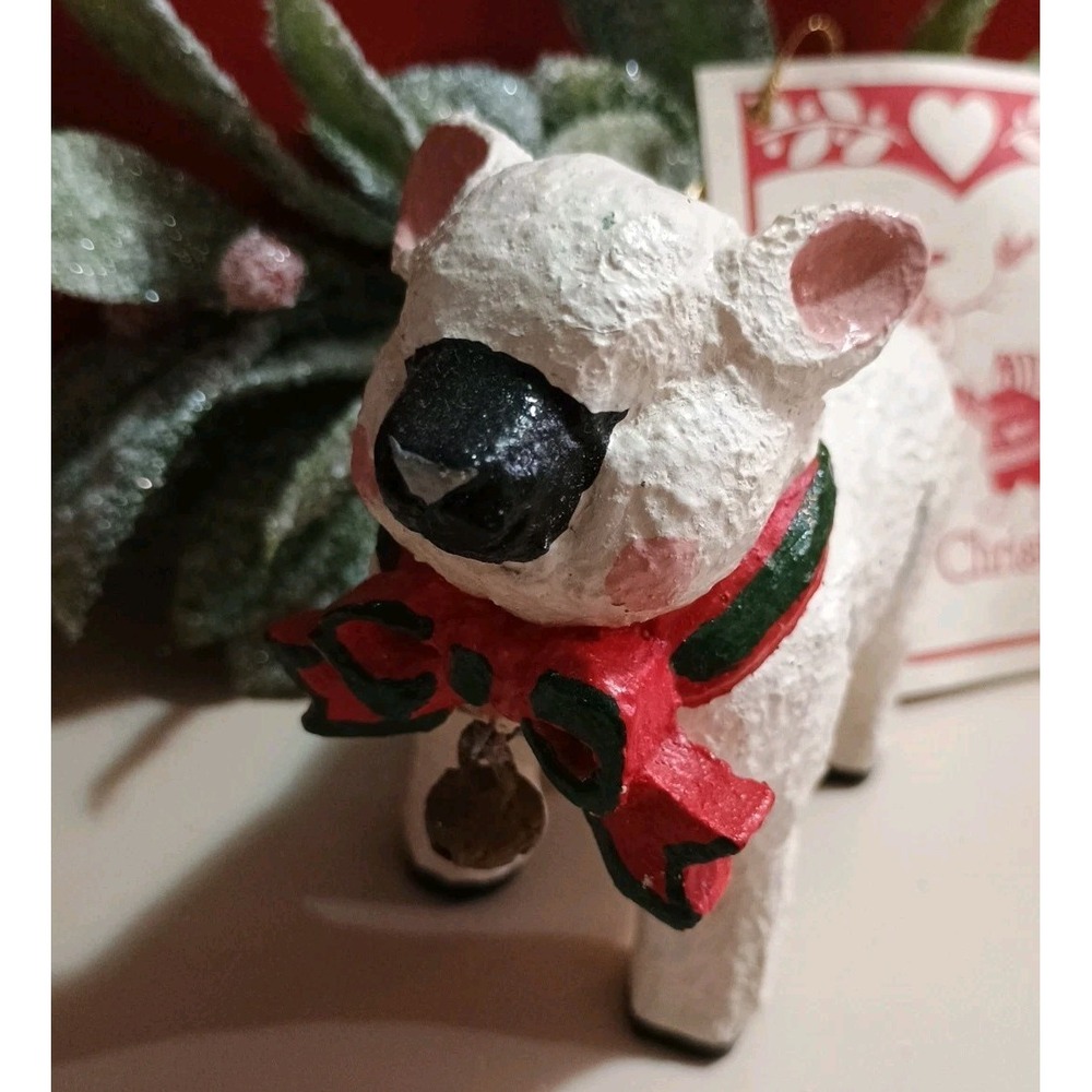 House of Hatten 1993 Sheep Denise‎ Calla Christmas Ornament Holiday Decoration